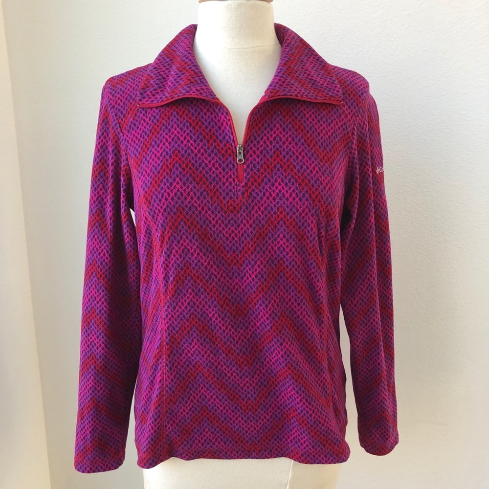 Columbia half zip shirt